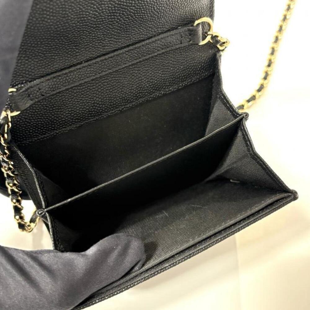 CHANEL Black Caviar Leather Wallet - Picture 6 of 10